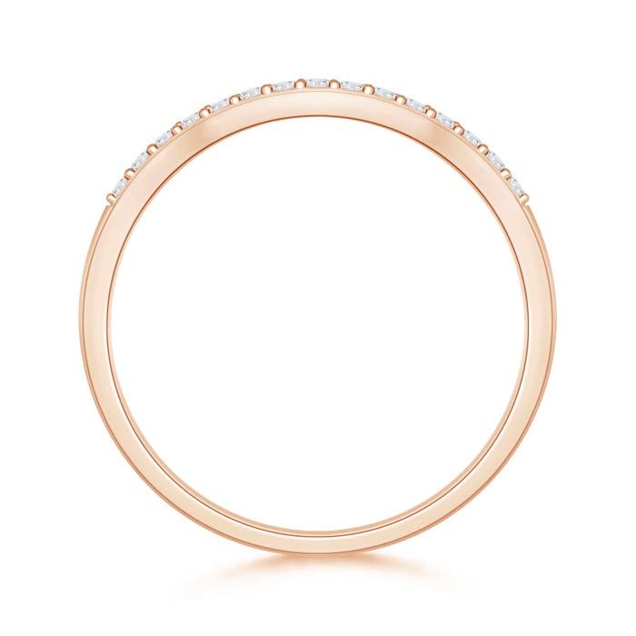 G, VS2 / 0.12 CT / 14 KT Rose Gold