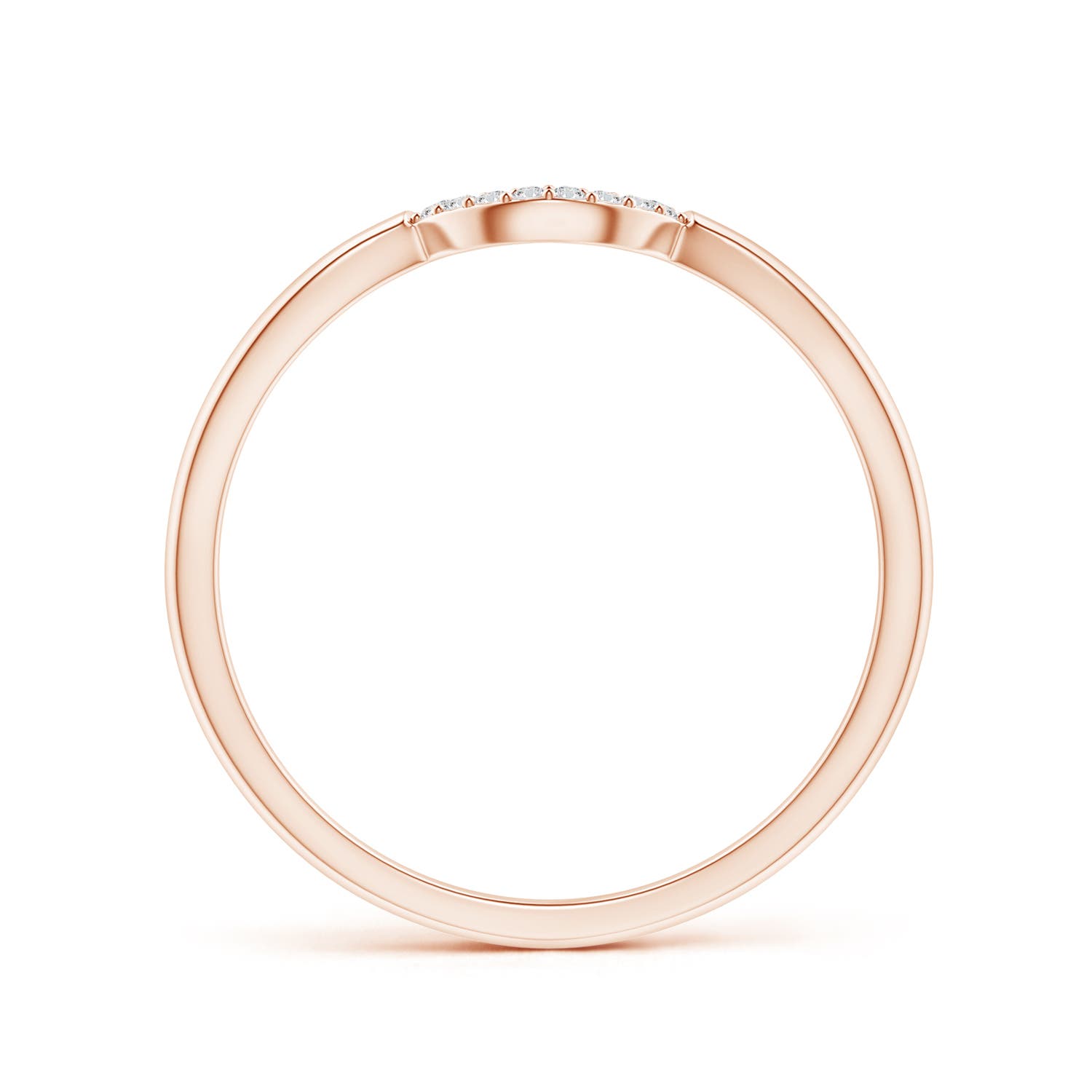 H, SI2 / 0.03 CT / 14 KT Rose Gold