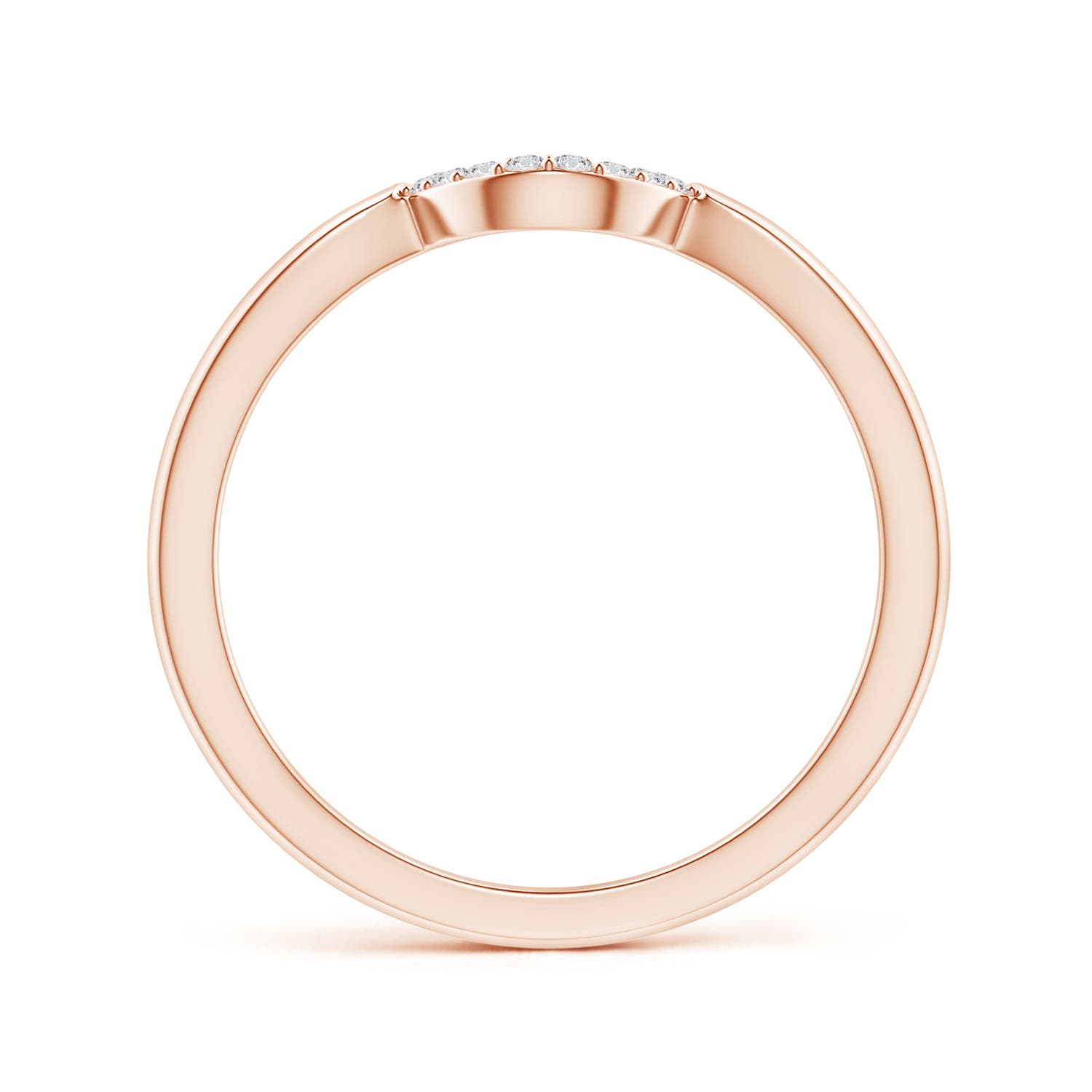 H, SI2 / 0.05 CT / 14 KT Rose Gold