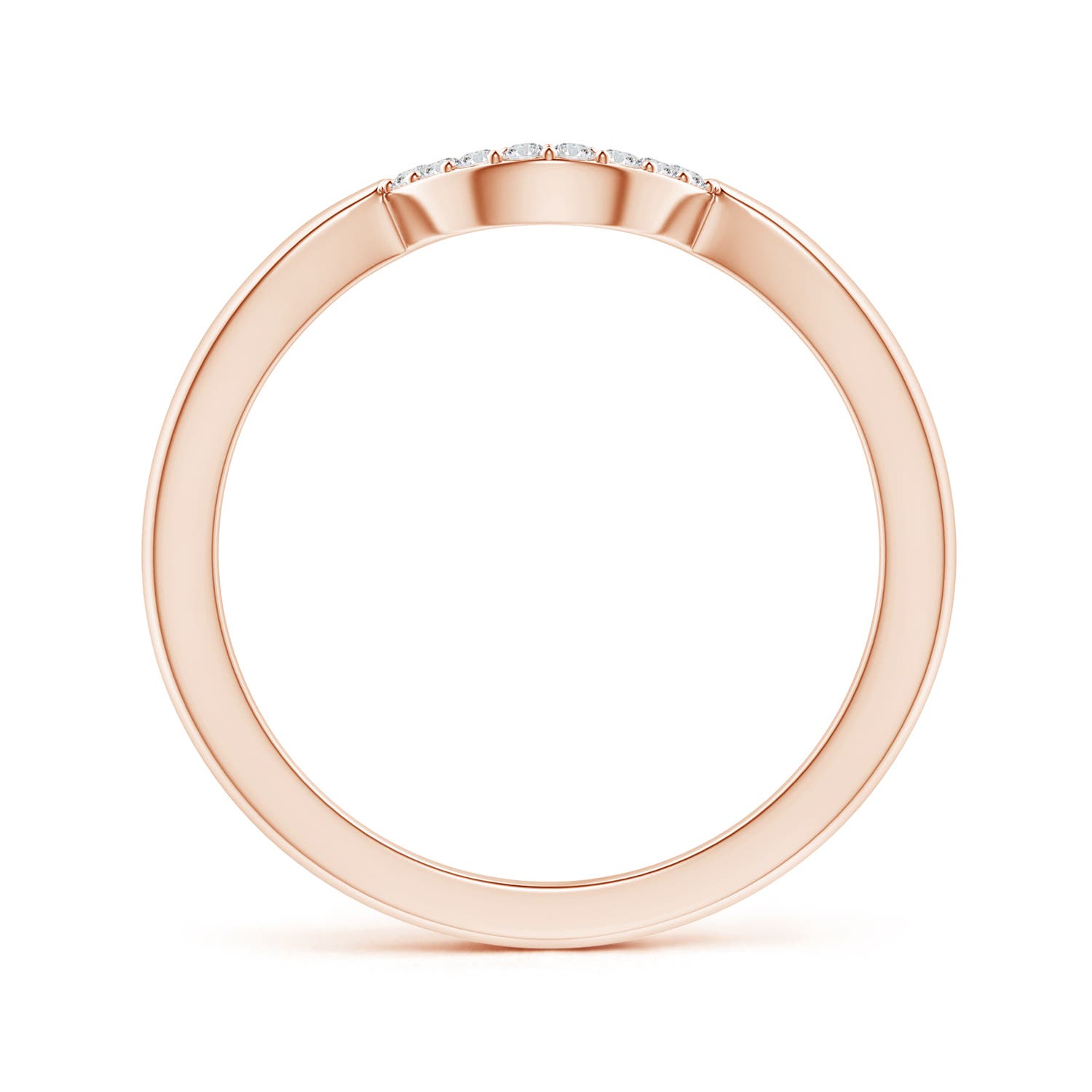 H, SI2 / 0.06 CT / 14 KT Rose Gold