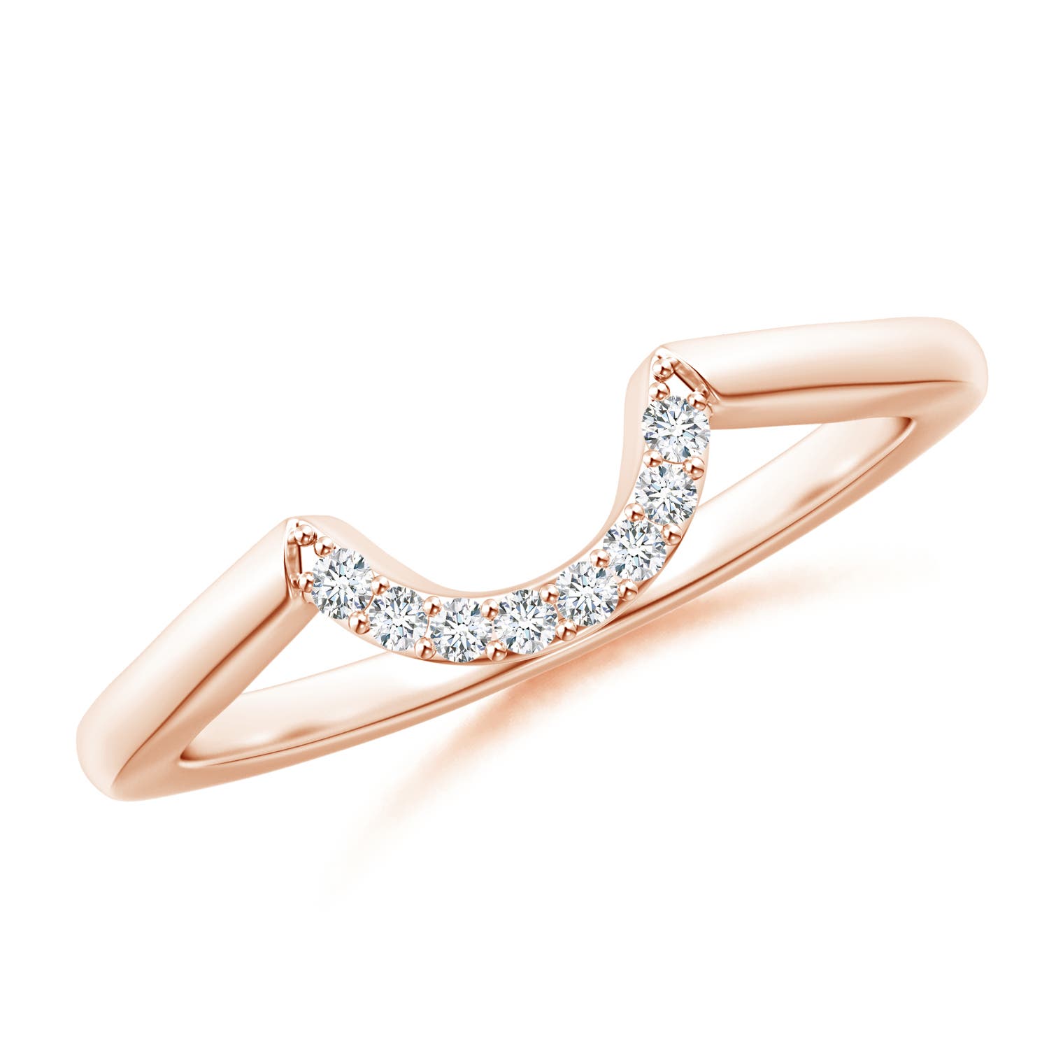 F-G, VS / 0.08 CT / 14 KT Rose Gold