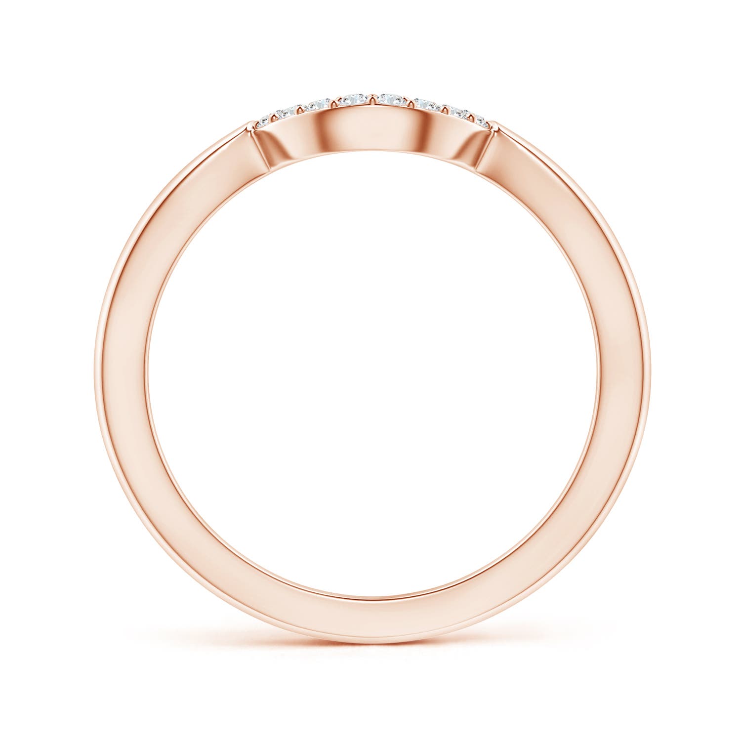 F-G, VS / 0.08 CT / 14 KT Rose Gold