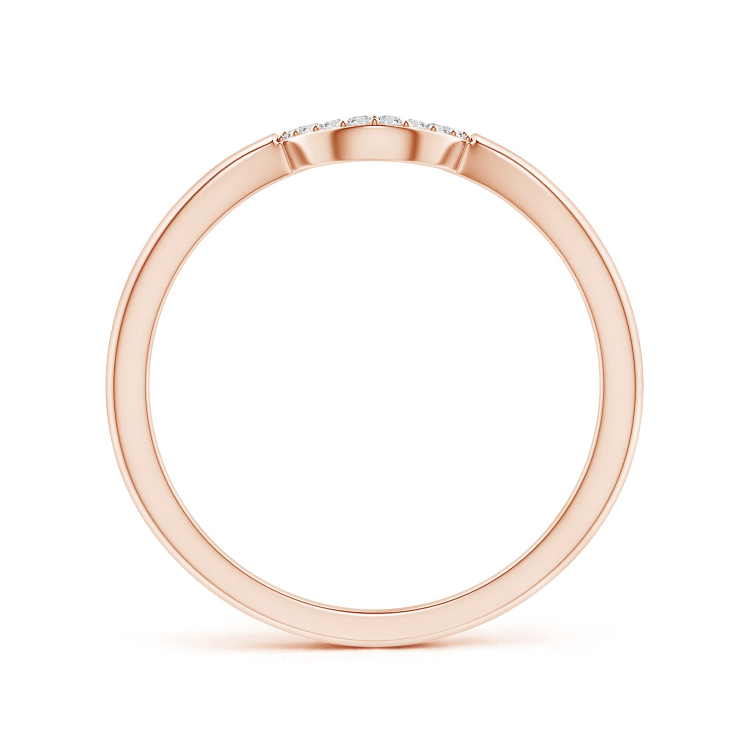 H, SI2 / 0.04 CT / 14 KT Rose Gold