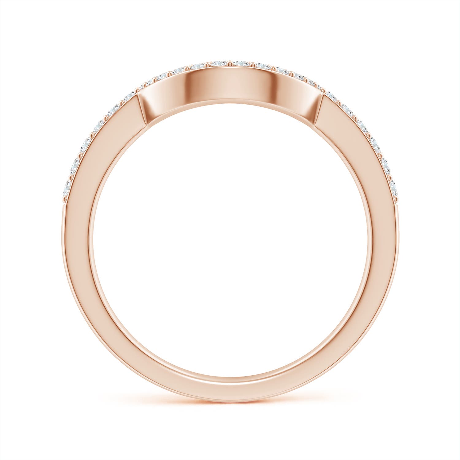 G, VS2 / 0.22 CT / 14 KT Rose Gold