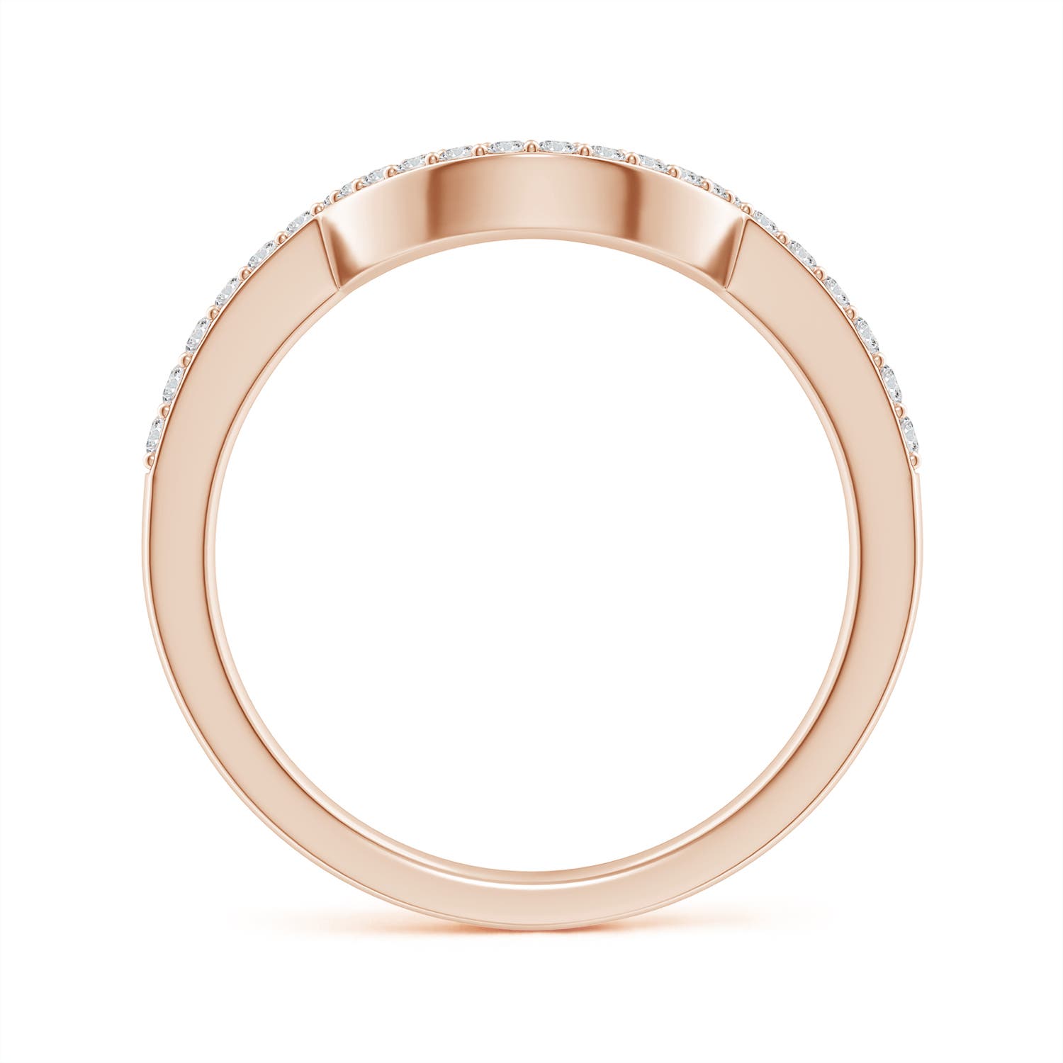 H, SI2 / 0.22 CT / 14 KT Rose Gold