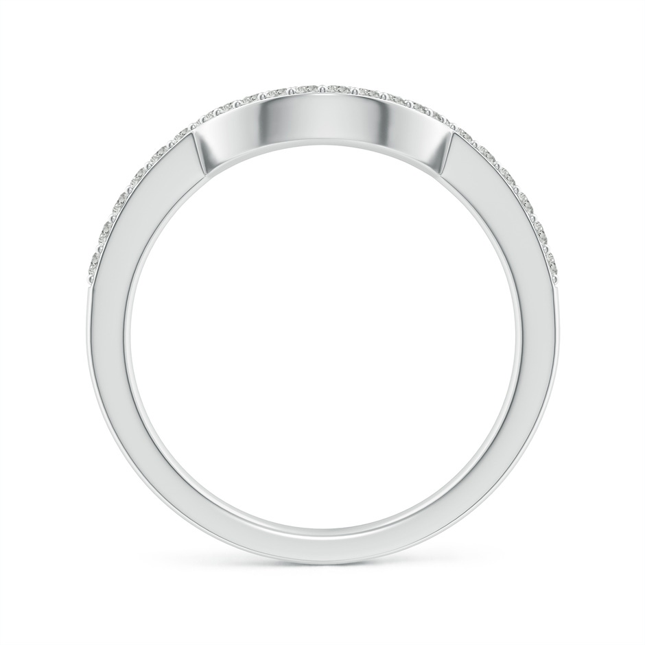 1.4mm KI3 Diamond Contoured Wedding Band in White Gold side 199