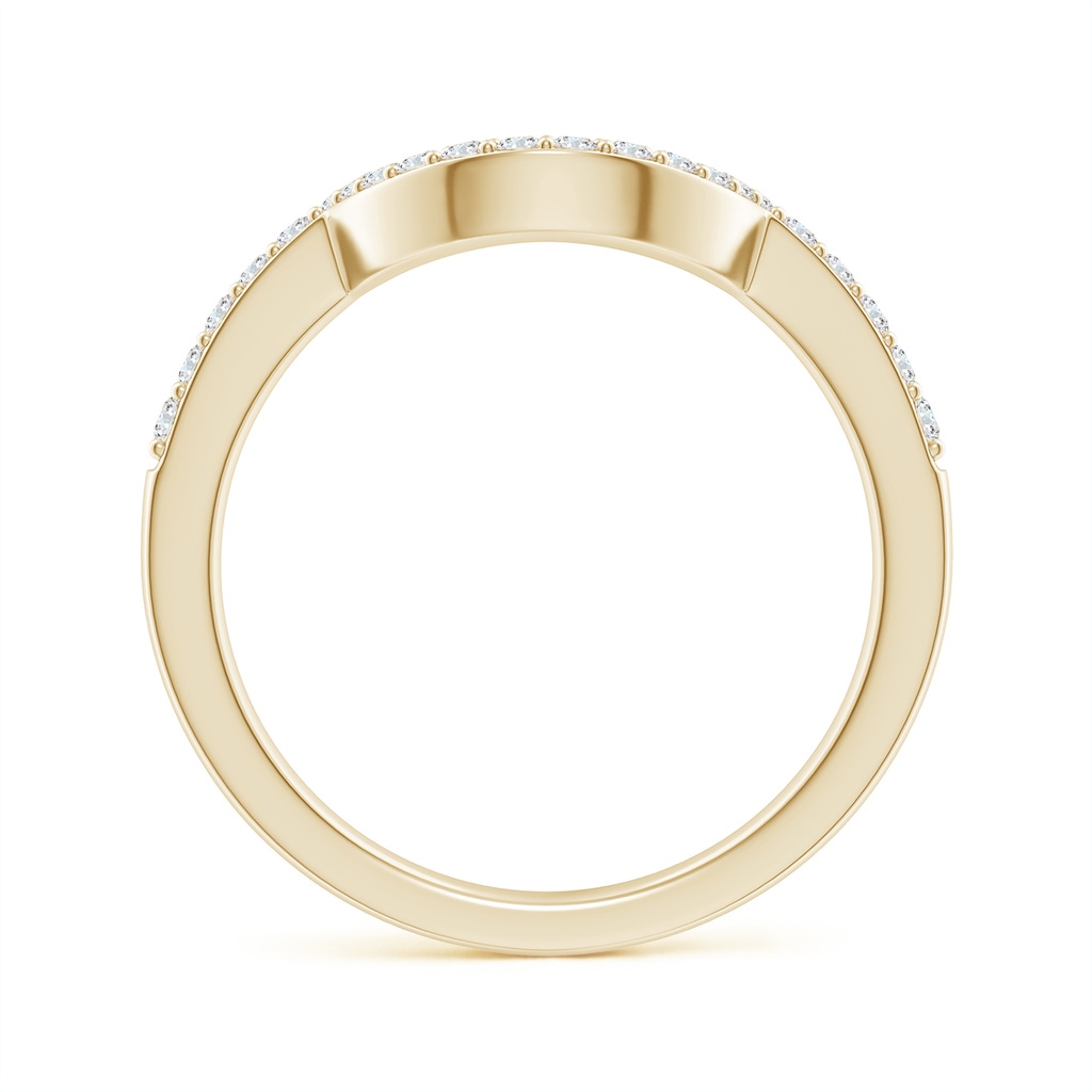 1.5mm GVS2 Diamond Contoured Wedding Band in Yellow Gold - side 199