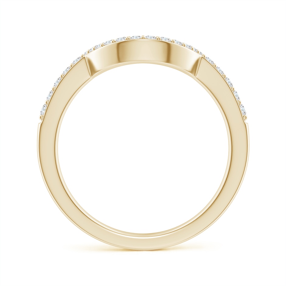 1.5mm GVS2 Diamond Contoured Wedding Band in Yellow Gold side 199