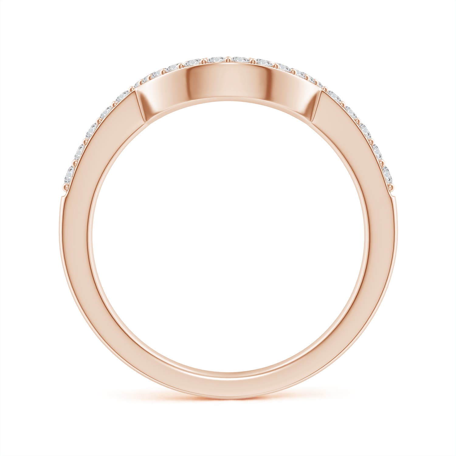 H, SI2 / 0.24 CT / 14 KT Rose Gold