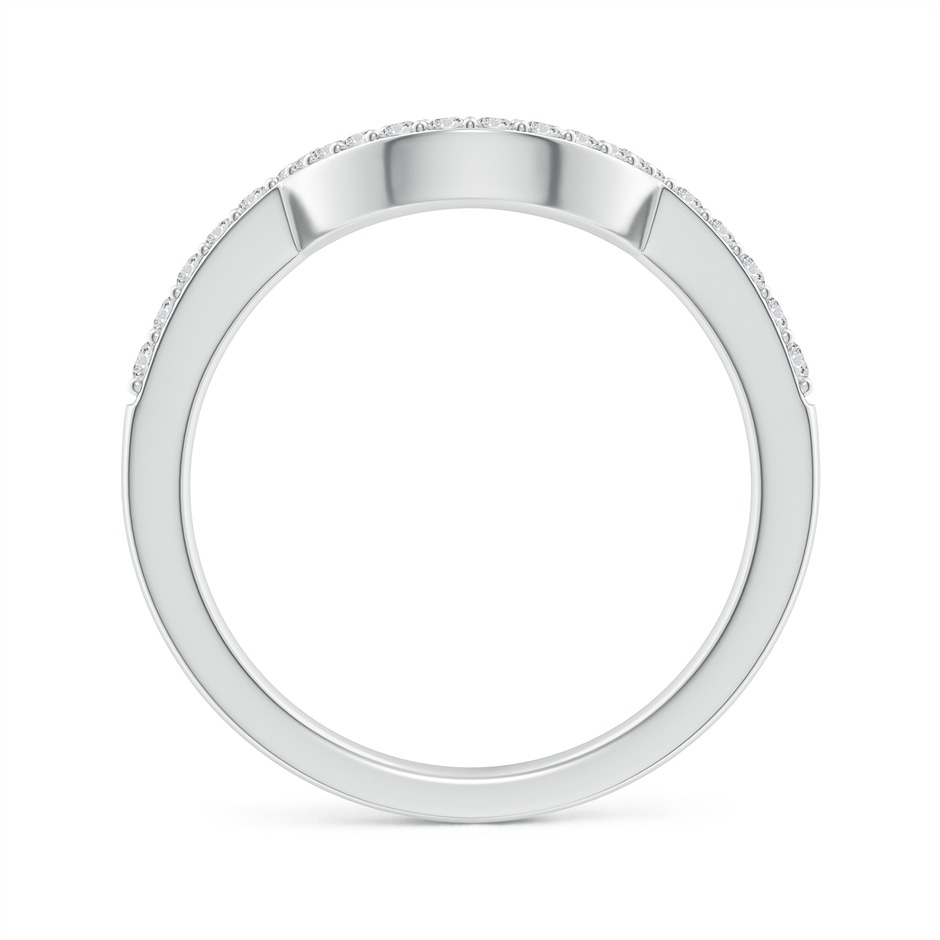 1.5mm HSI2 Diamond Contoured Wedding Band in White Gold side 199