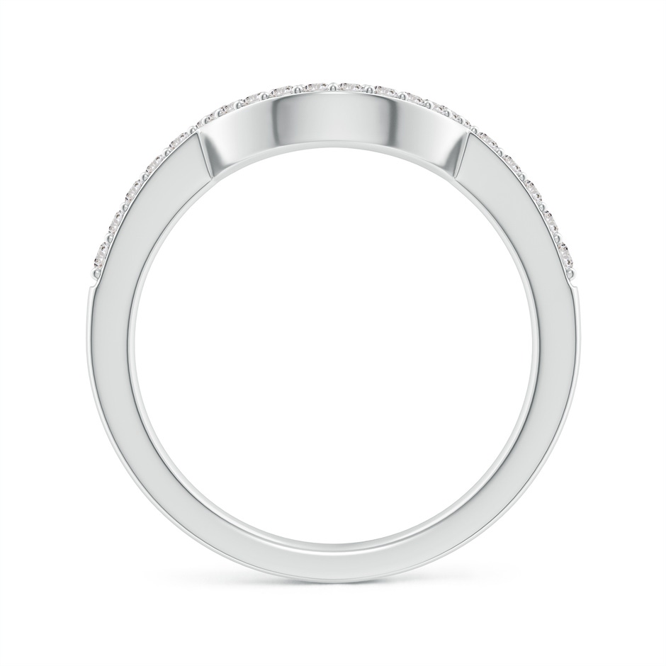 1.5mm IJI1I2 Diamond Contoured Wedding Band in White Gold side 199
