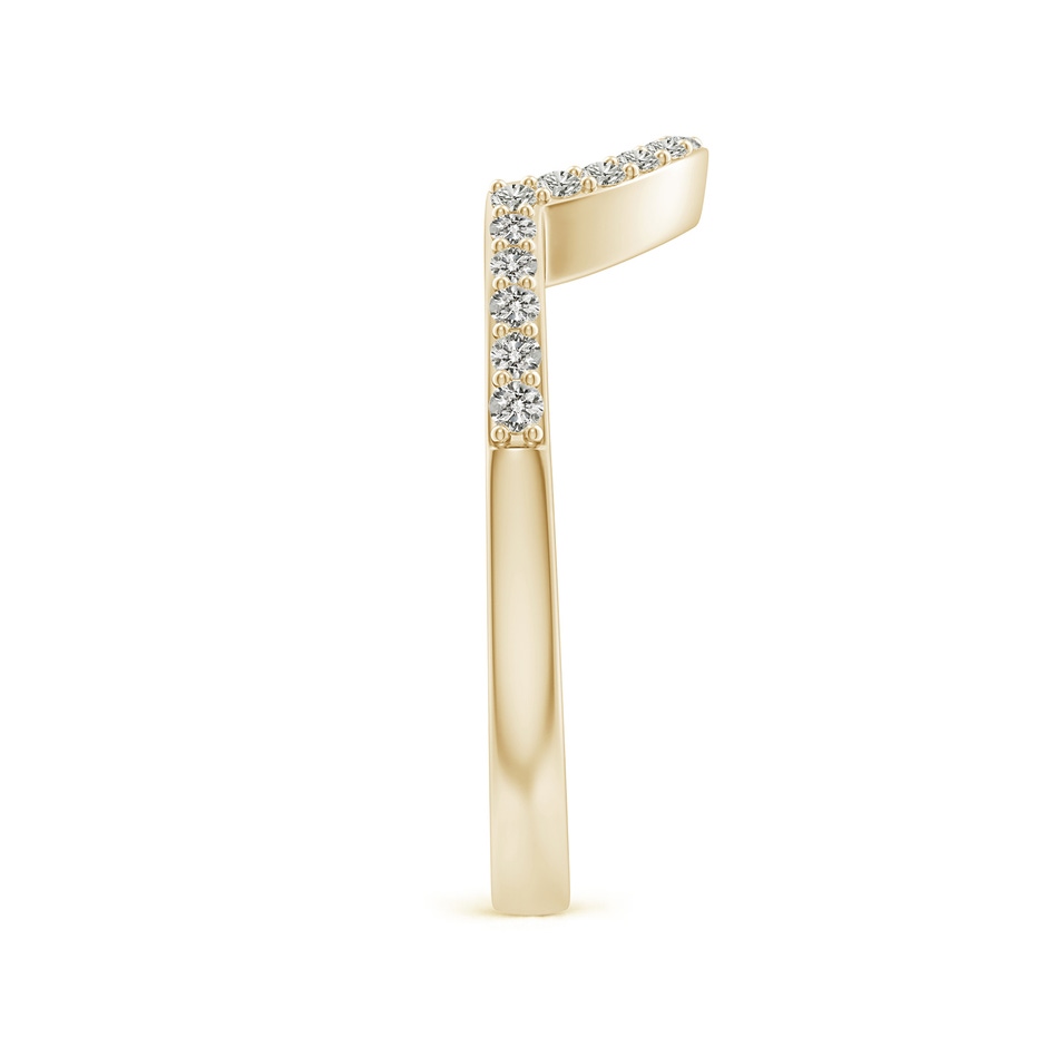 1.5mm KI3 Diamond Contoured Wedding Band in Yellow Gold side 299