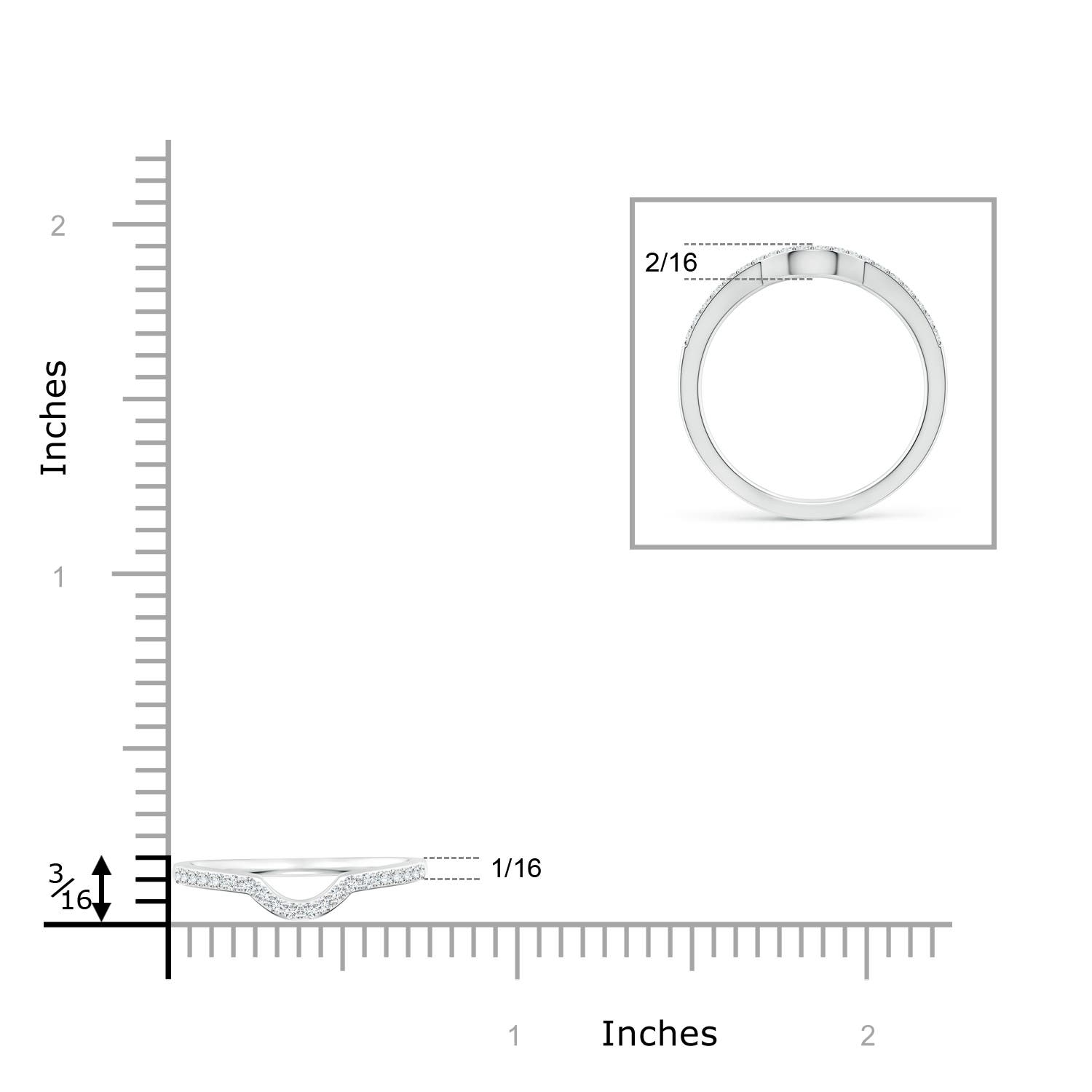 G-H VS / 0.14 CT / 14 KT White Gold