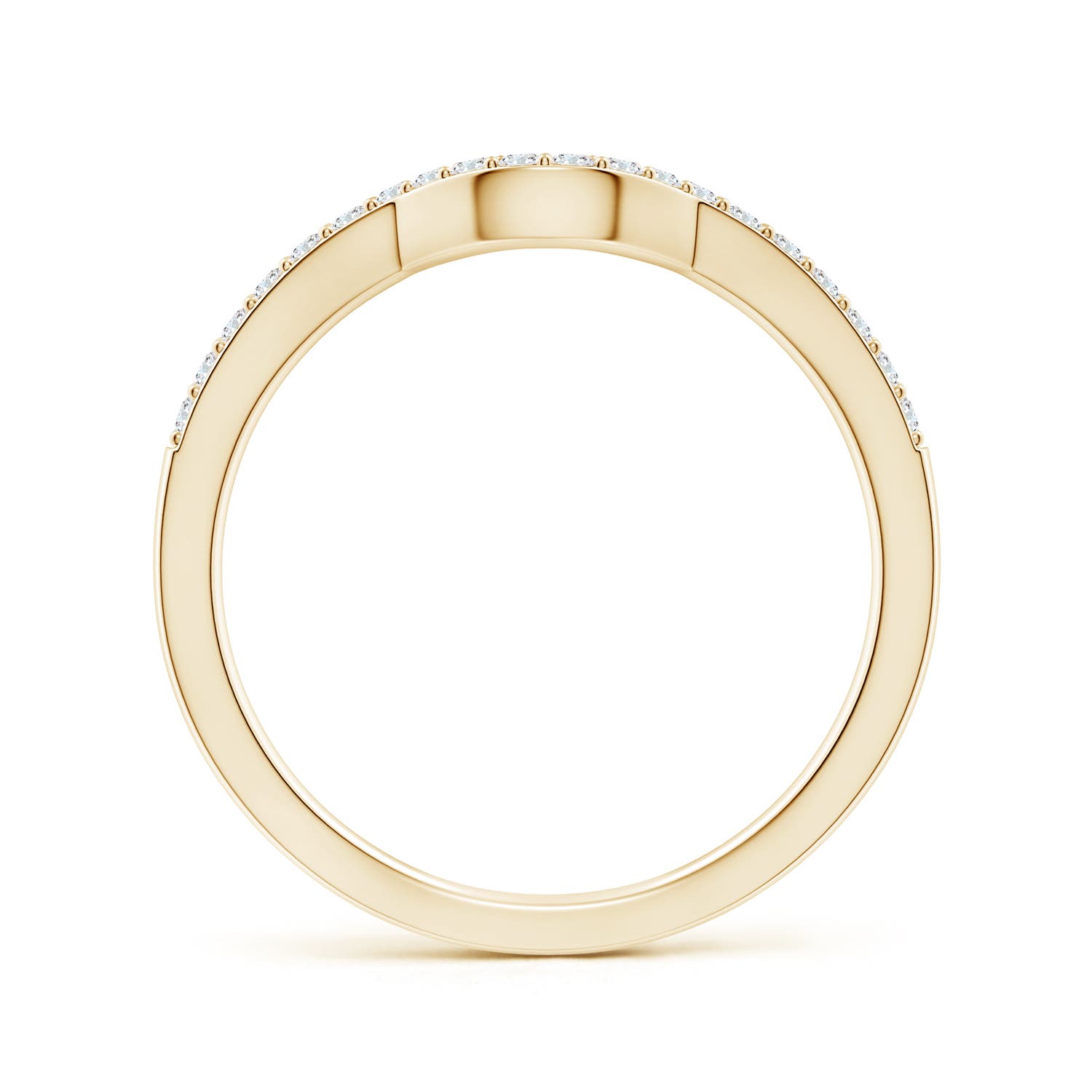 G-H VS / 0.14 CT / 14 KT Yellow Gold