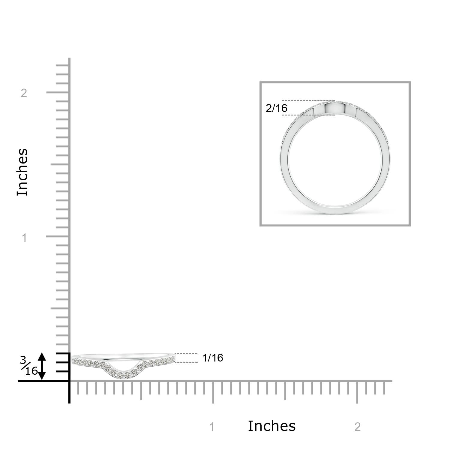 J I2 / 0.14 CT / 14 KT White Gold