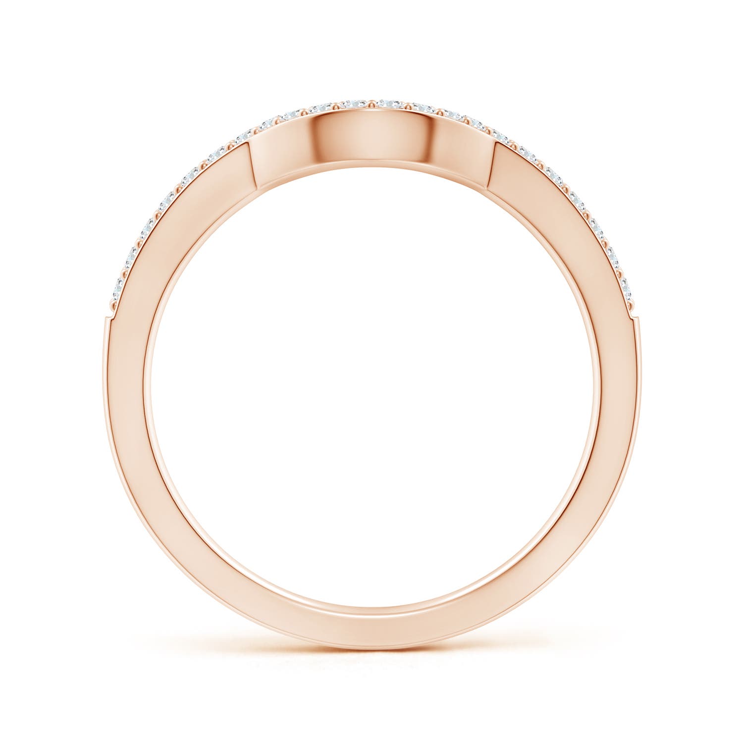 G-H VS / 0.18 CT / 14 KT Rose Gold