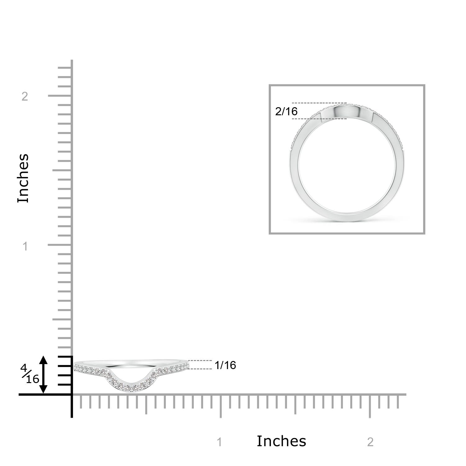 I I1 / 0.18 CT / 14 KT White Gold