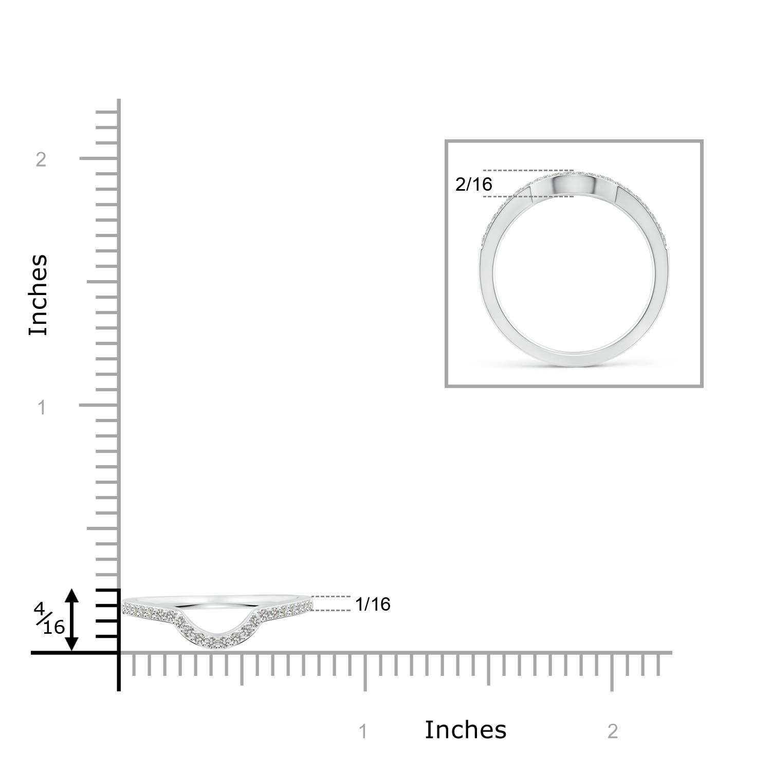 J I2 / 0.18 CT / 14 KT White Gold