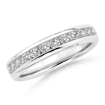 I-J, I1-I2 / 0.42 CT / 14 KT White Gold