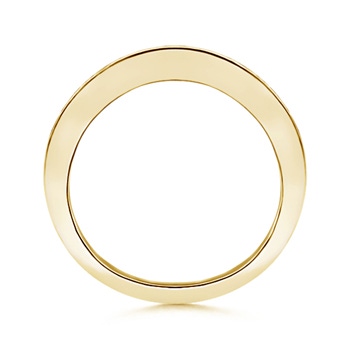 2mm IJI1I2 Channel Set Round Diamond Half Eternity Wedding Band in Yellow Gold side-1