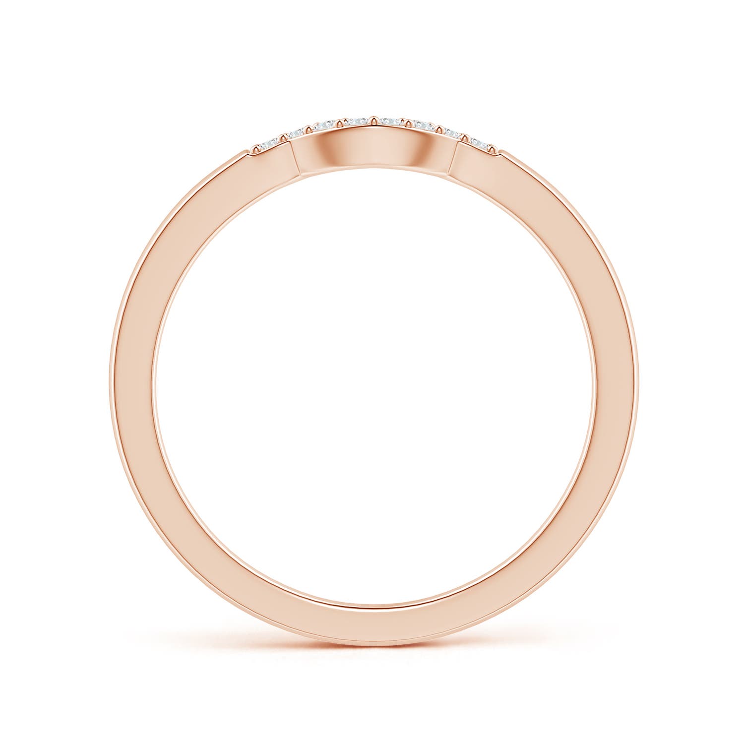 G, VS2 / 0.05 CT / 14 KT Rose Gold