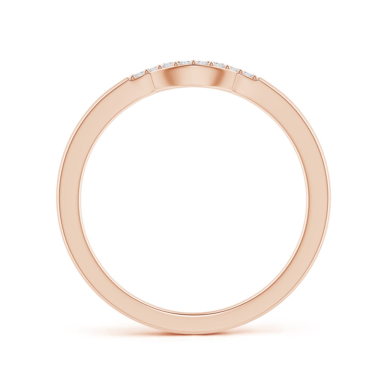 H, SI2 / 0.05 CT / 14 KT Rose Gold