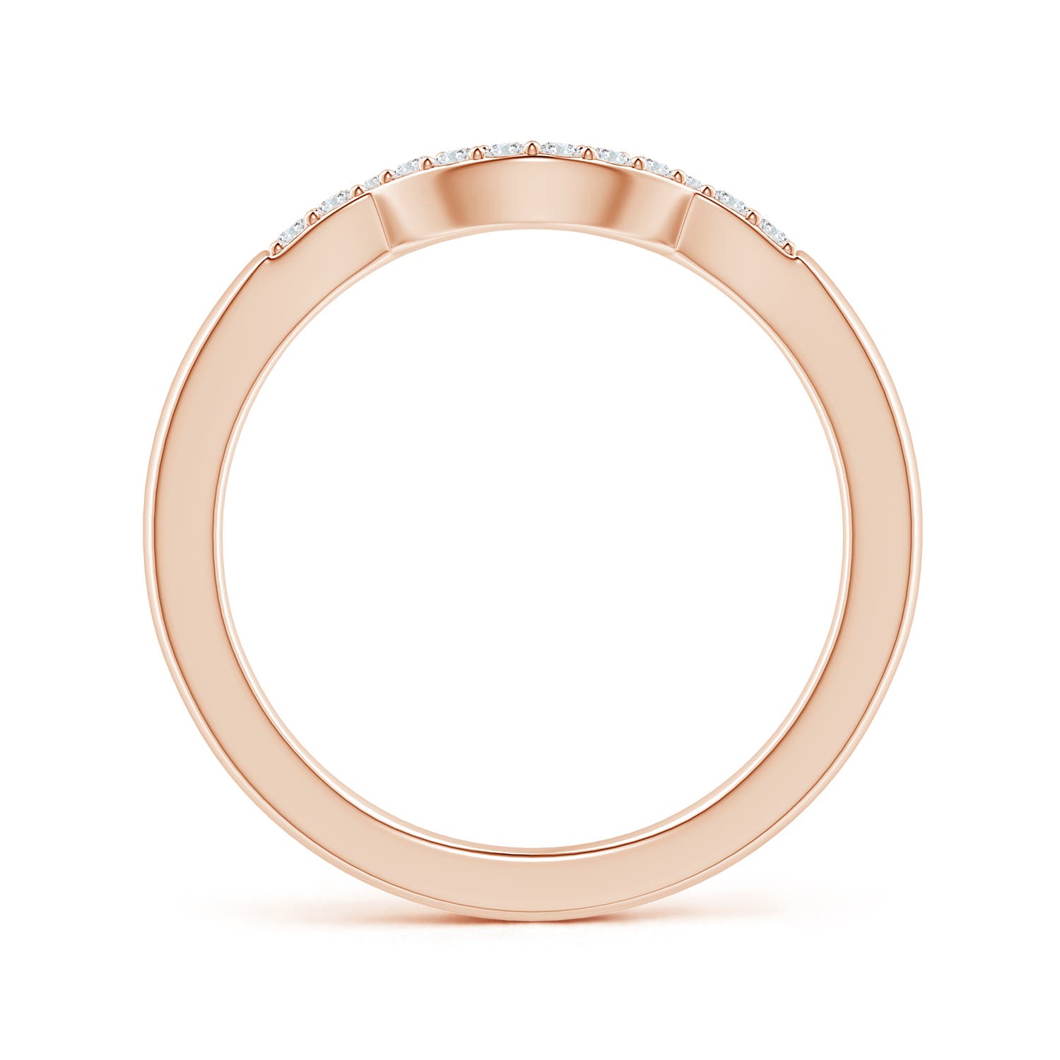 F-G, VS / 0.13 CT / 14 KT Rose Gold