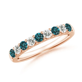 Round AA Enhanced Blue Diamond