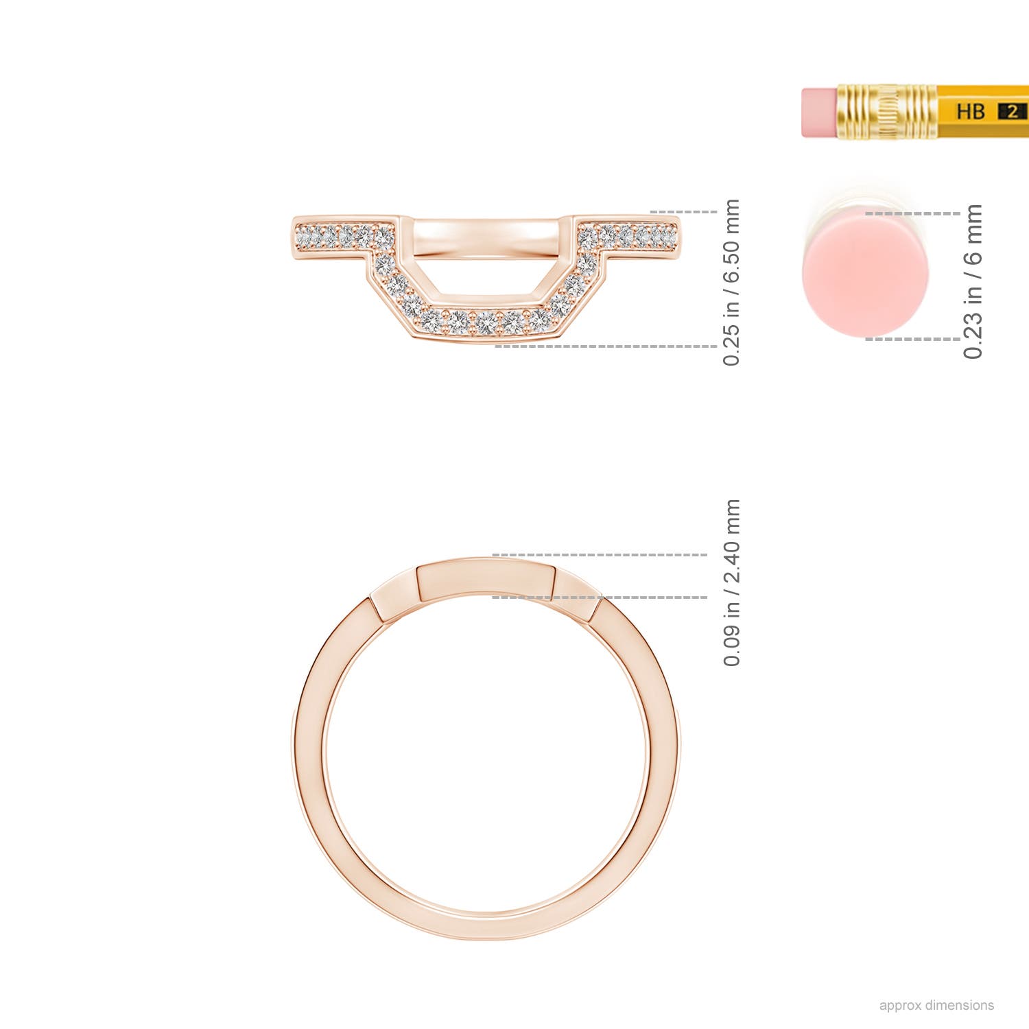 I I1 / 0.2 CT / 14 KT Rose Gold