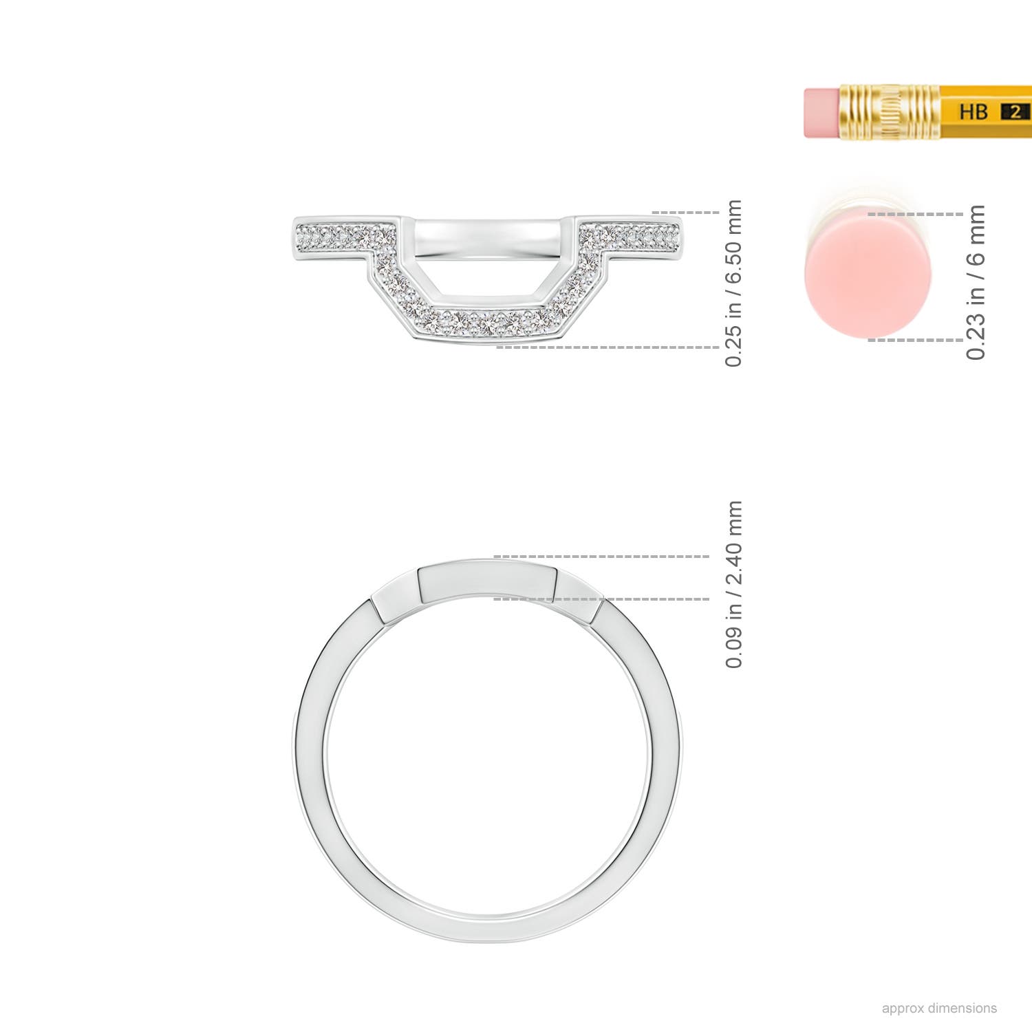 I I1 / 0.2 CT / 14 KT White Gold