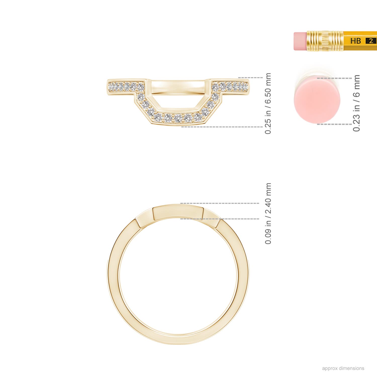 I I1 / 0.2 CT / 14 KT Yellow Gold