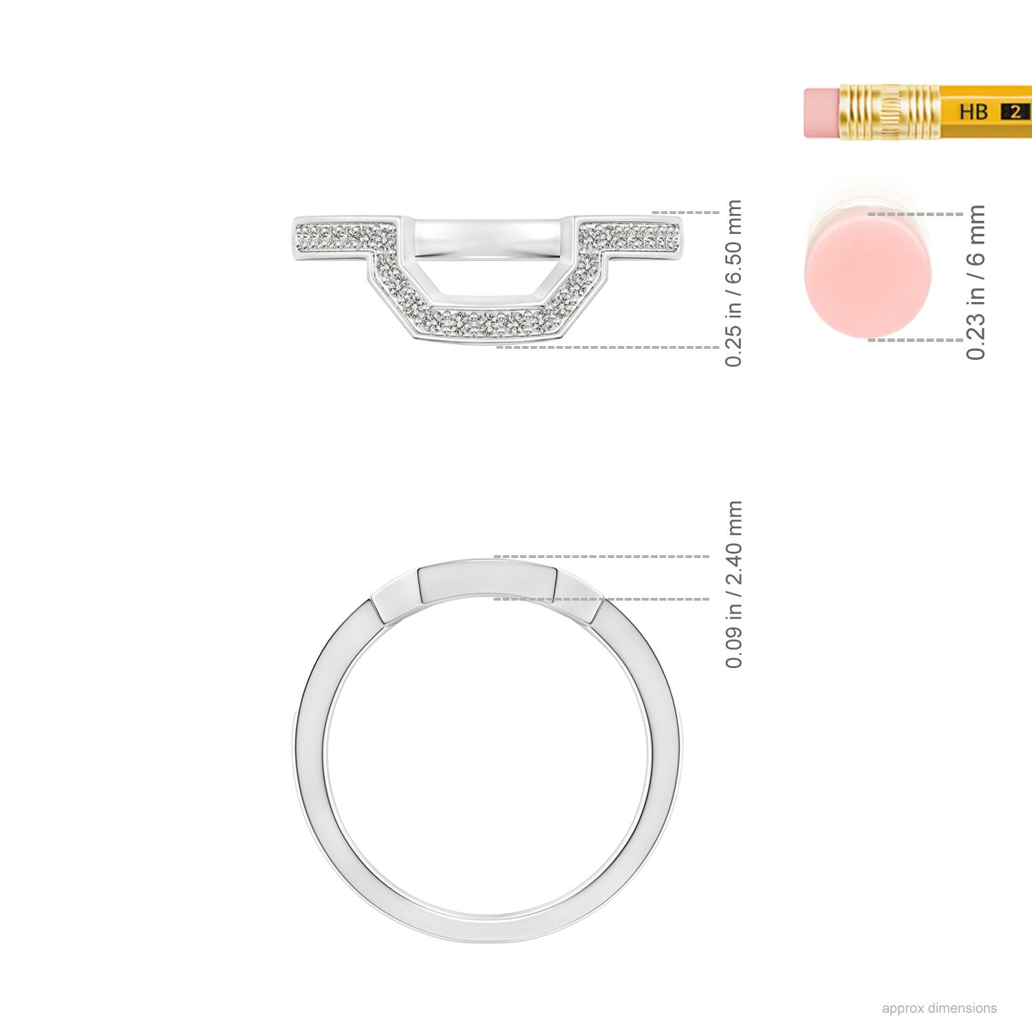 J I2 / 0.2 CT / 14 KT White Gold