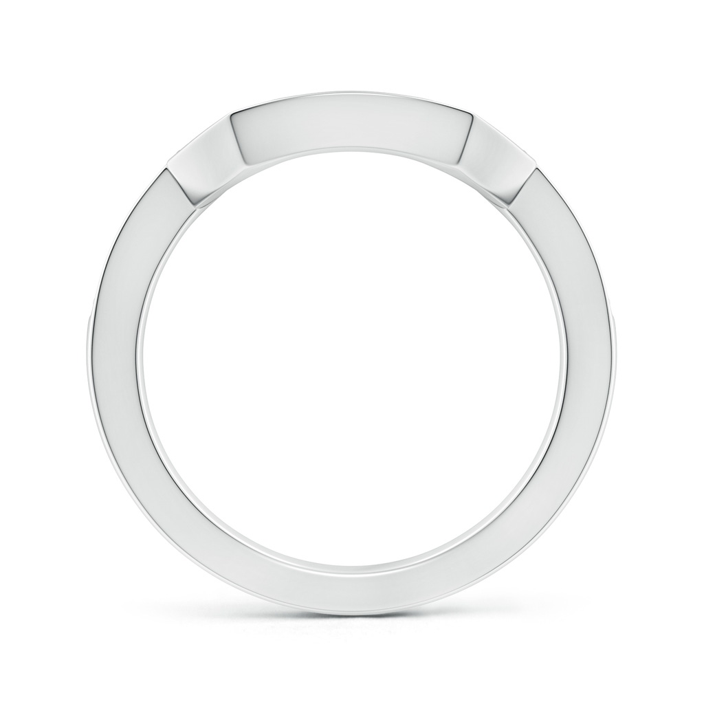 1.5mm GHVS Pavé-Set Diamond Contoured Women's Wedding Band in White Gold - side_1
