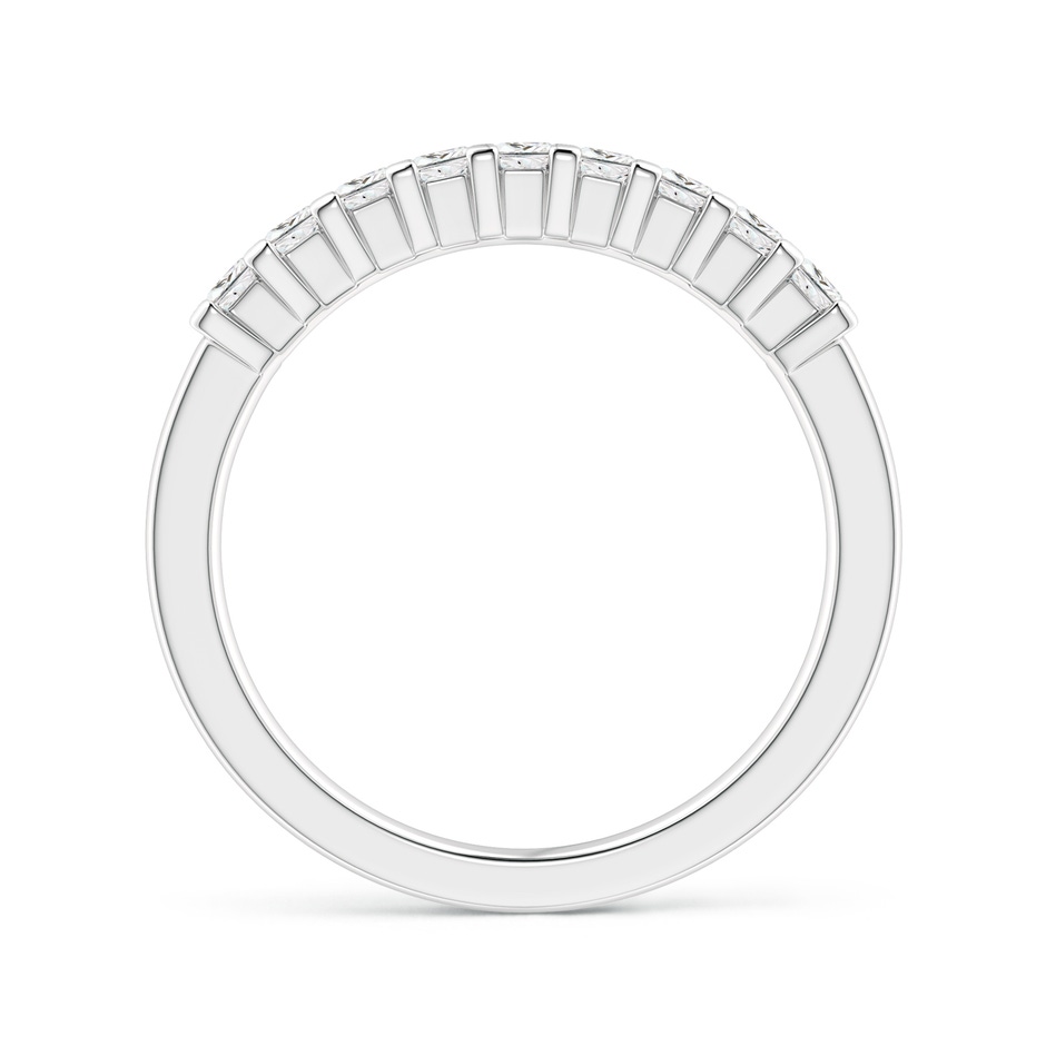 2.2mm GVS2 Princess Diamond Semi Eternity Classic Wedding Band in White Gold side-1