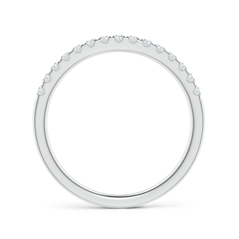 1.55mm GVS2 Half Eternity Round Diamond Wedding Band for Her in White Gold side-1