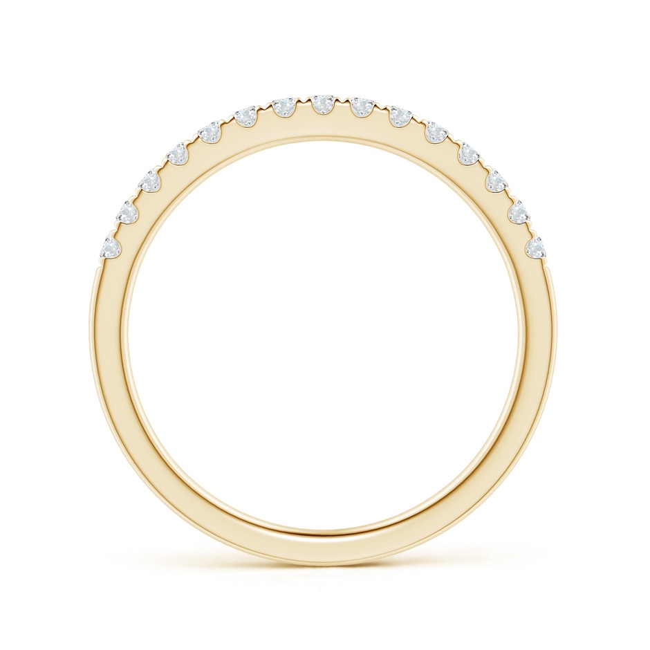 1.55mm GVS2 Half Eternity Round Diamond Wedding Band for Her in Yellow Gold side-1