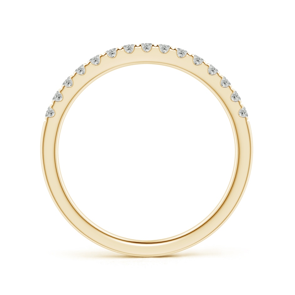 1.55mm KI3 Half Eternity Round Diamond Wedding Band for Her in Yellow Gold side-1