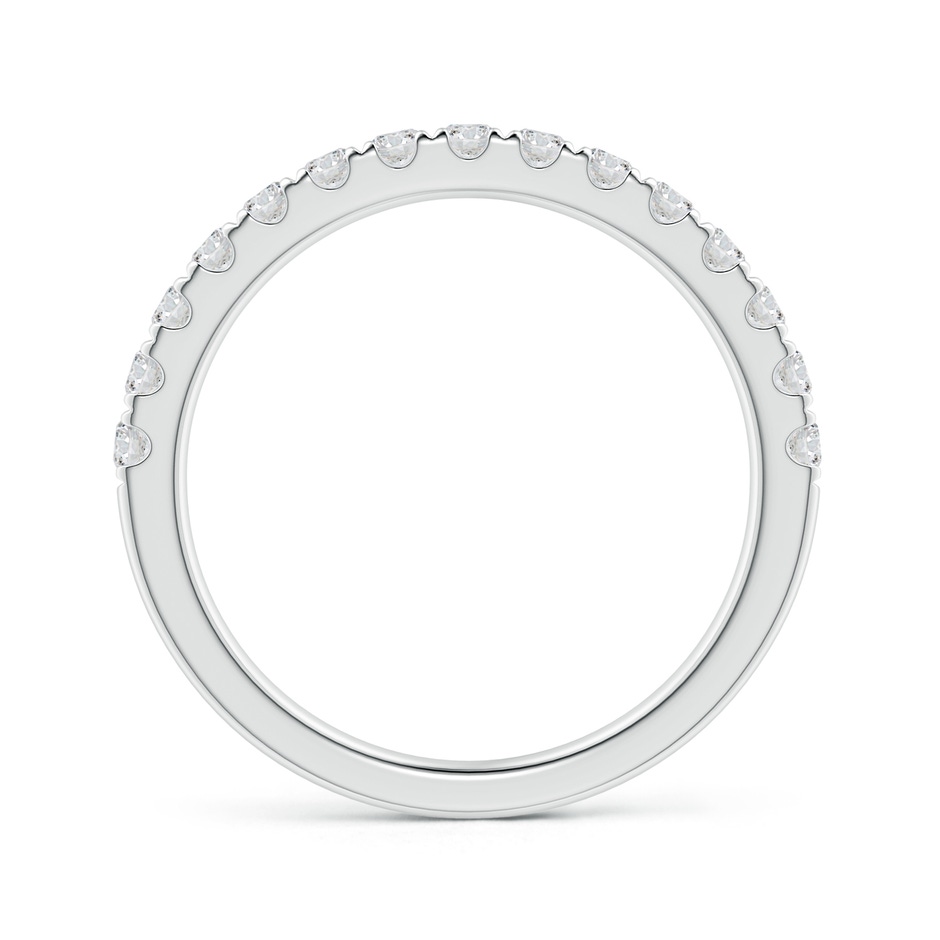 2mm HSI2 Half Eternity Round Diamond Wedding Band for Her in P950 Platinum side-1