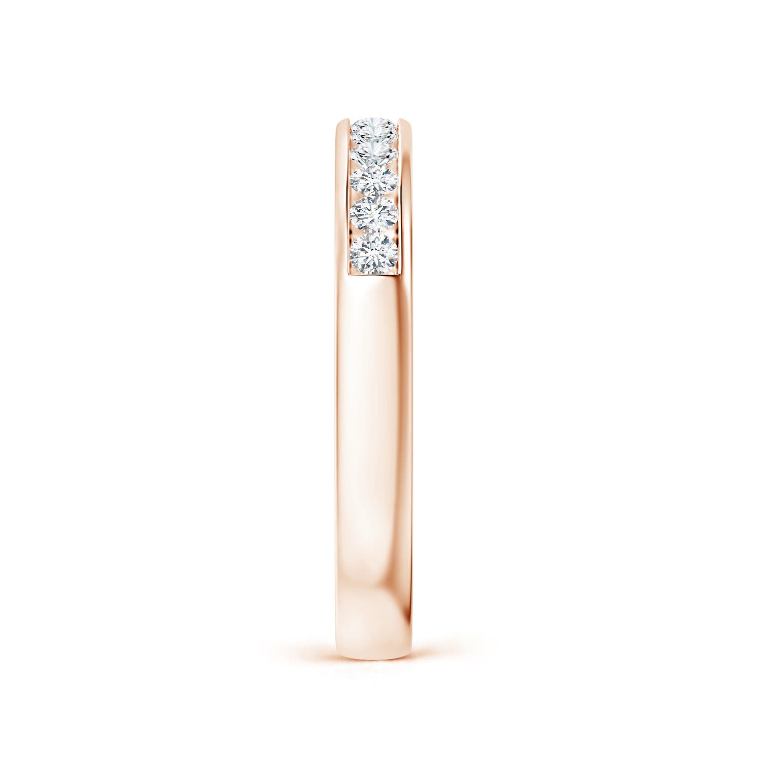 G, VS2 / 0.25 CT / 14 KT Rose Gold