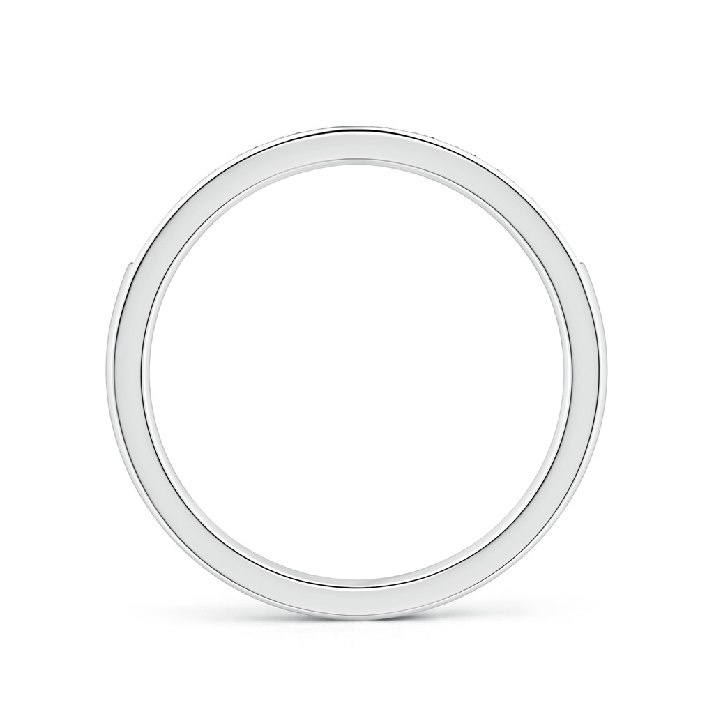 1.7mm HSI2 Channel-Set Half Eternity Diamond Wedding Ring for Women in P950 Platinum - side 199
