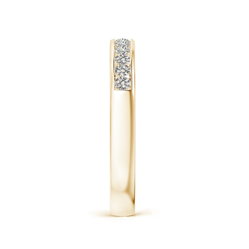 1.7mm KI3 Channel-Set Half Eternity Diamond Wedding Ring for Women in 10K Yellow Gold Side 299
