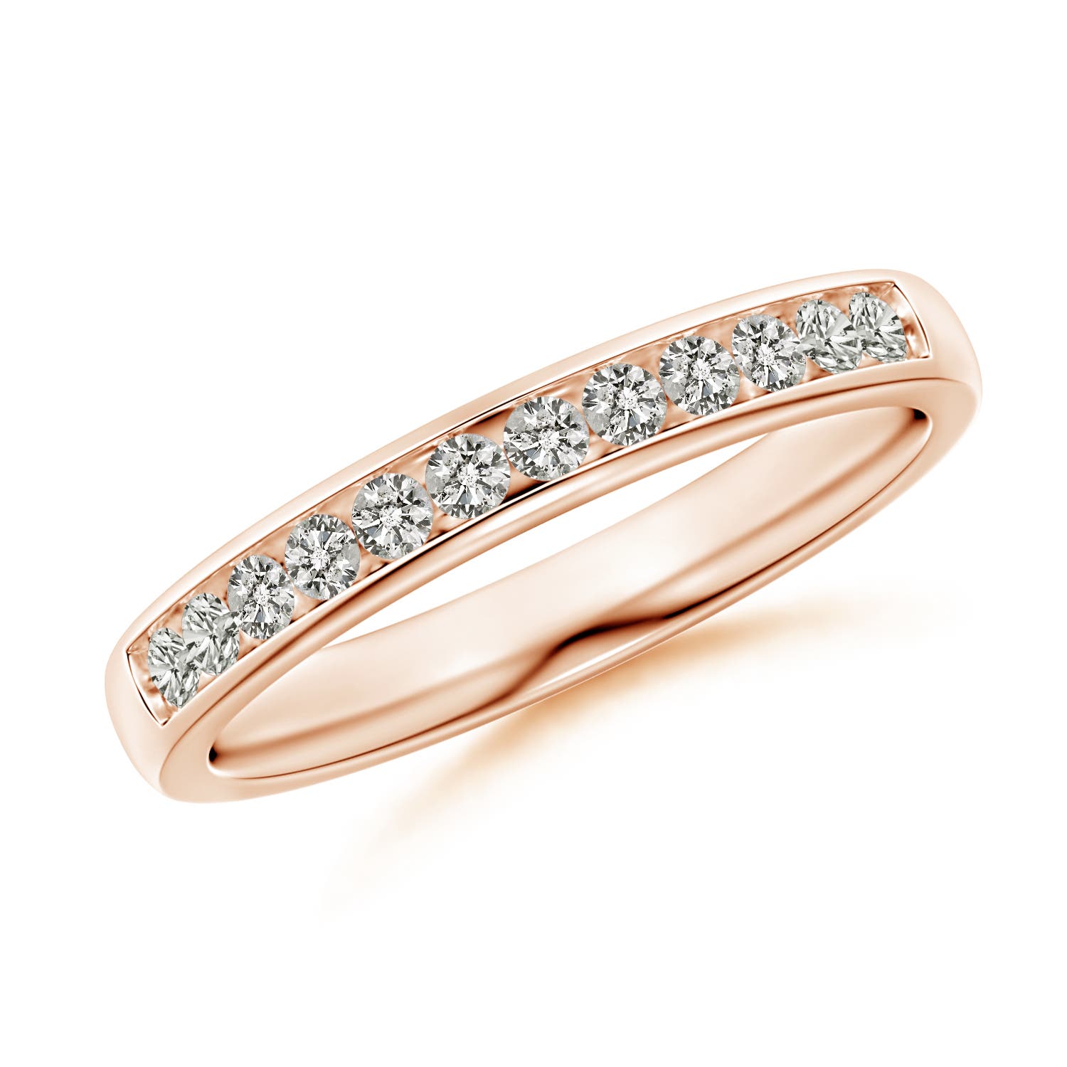 K, I3 / 0.25 CT / 14 KT Rose Gold