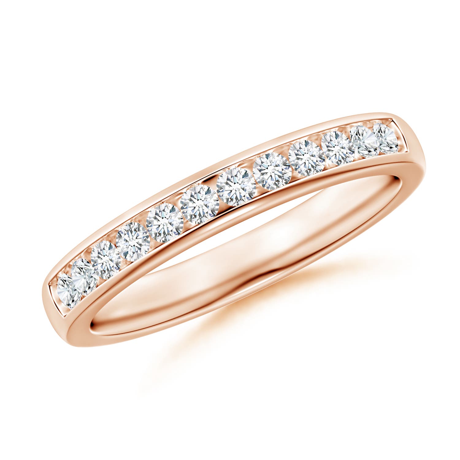 G, VS2 / 0.32 CT / 14 KT Rose Gold