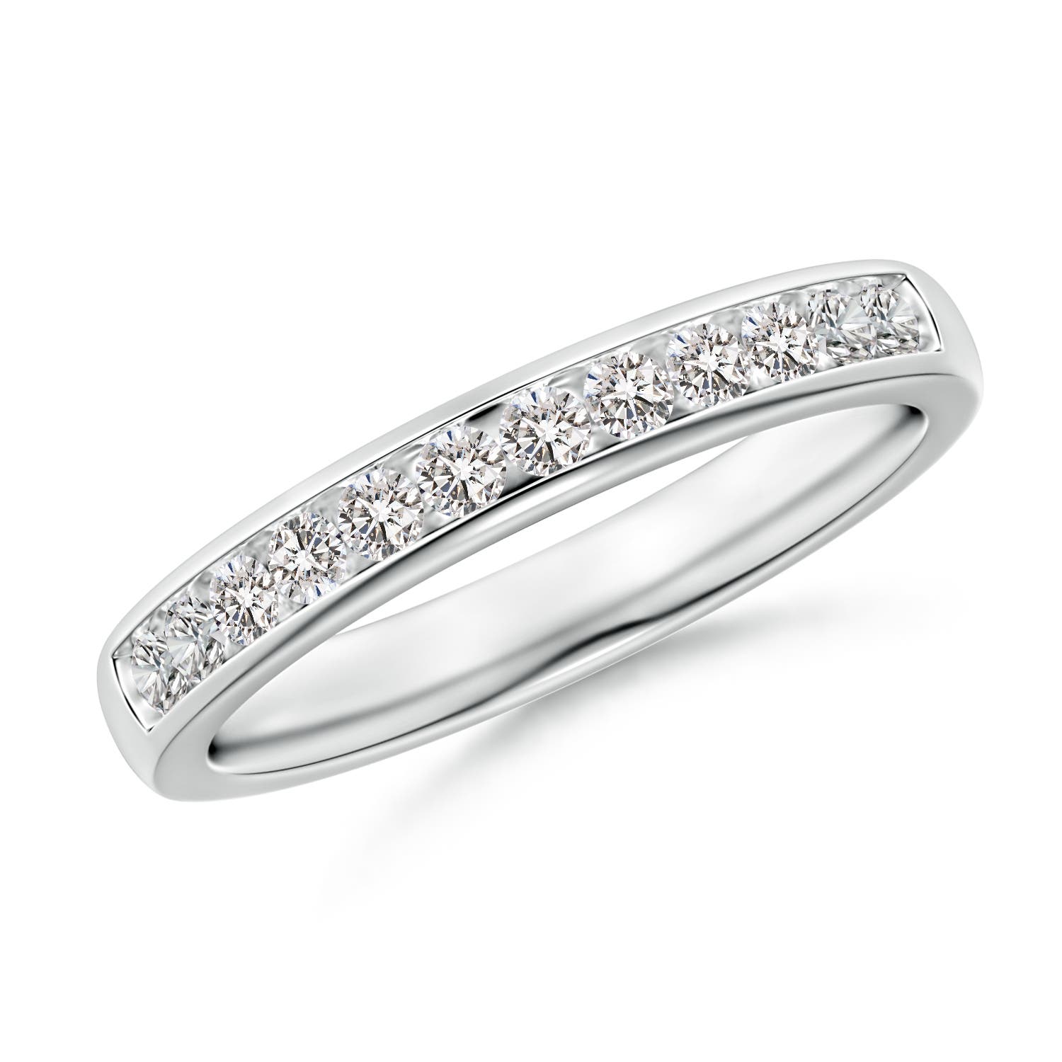 I-J, I1-I2 / 0.32 CT / 14 KT White Gold