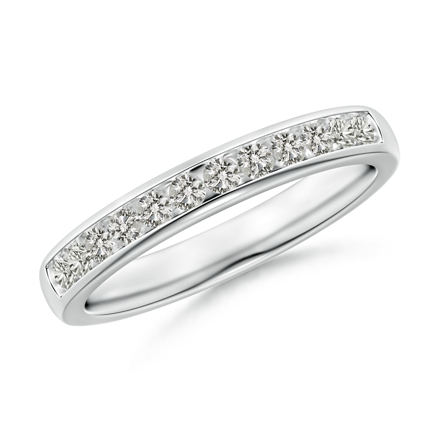 K, I3 / 0.32 CT / 14 KT White Gold