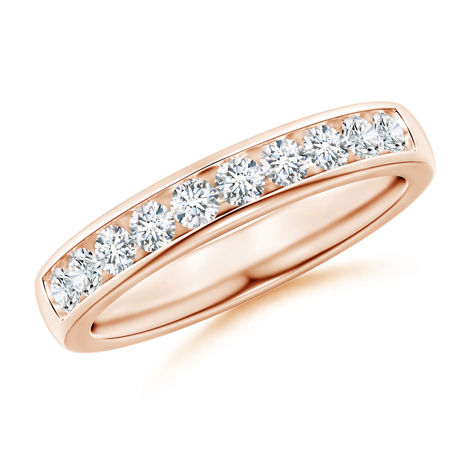 G, VS2 / 0.52 CT / 14 KT Rose Gold