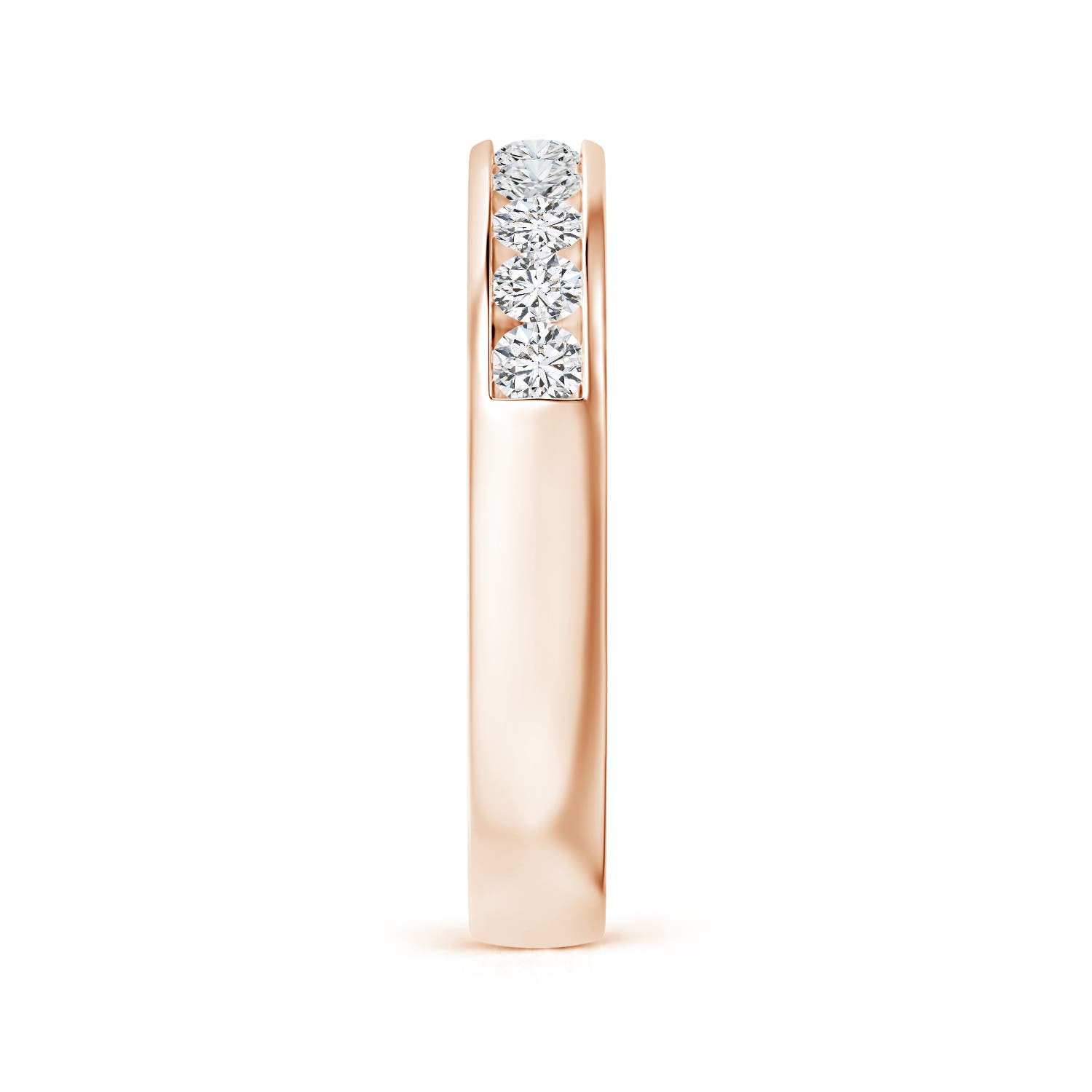 H, SI2 / 0.52 CT / 14 KT Rose Gold