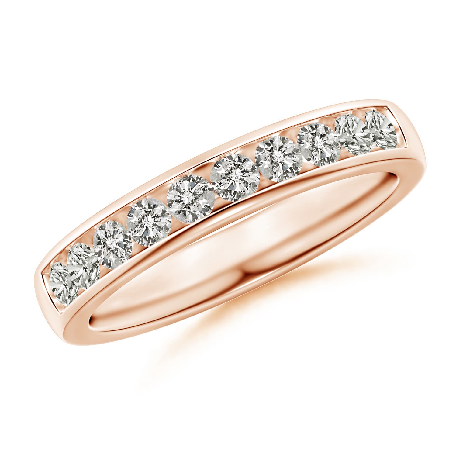 K, I3 / 0.52 CT / 14 KT Rose Gold