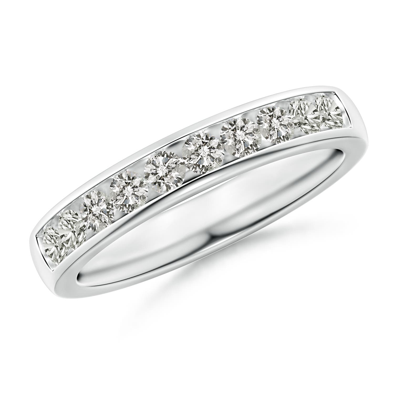 K, I3 / 0.52 CT / 14 KT White Gold