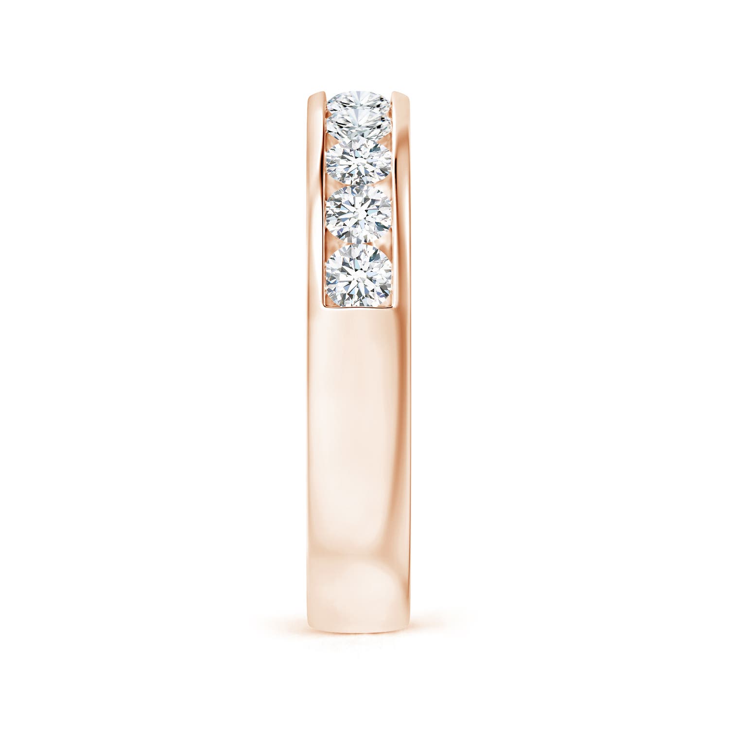 G, VS2 / 0.74 CT / 14 KT Rose Gold